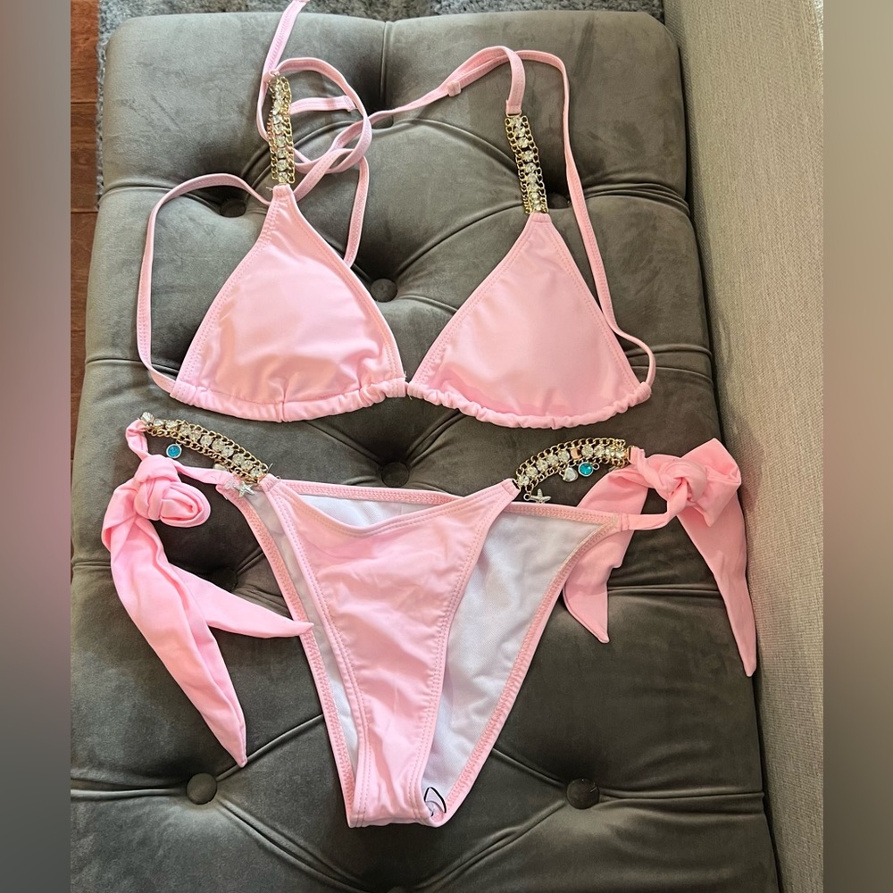 Pink sparkle bikini - Picture 2 of 5
